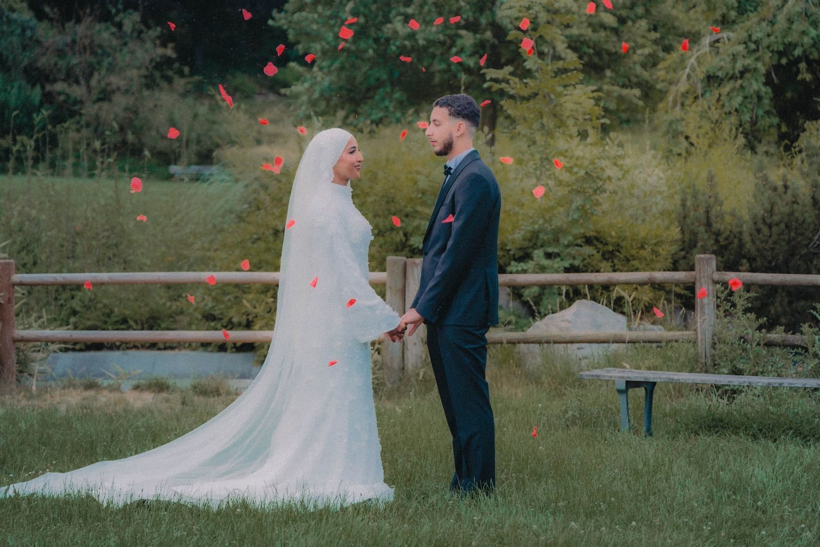 Séance photo des mariés — Photographie de mariage